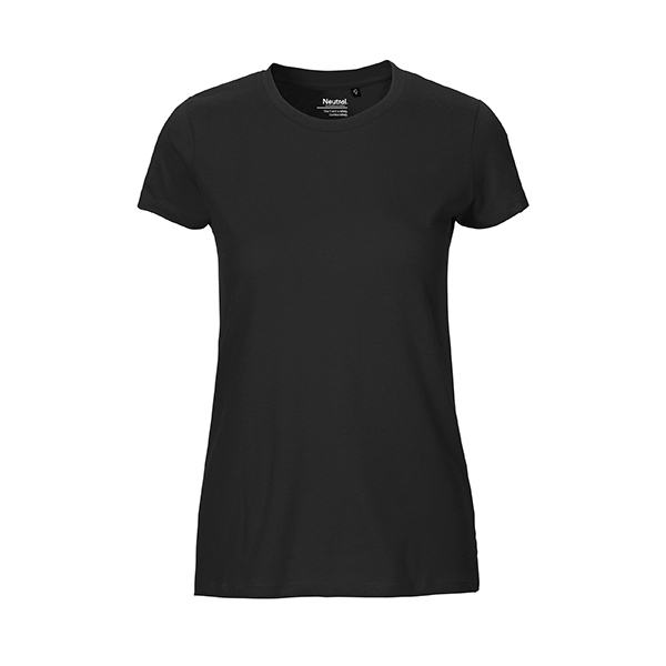 Neutral ladies fitted t-shirt-Black-XXL