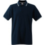 Premium Tipped Polo shirt (63-032-0) Deep Navy / White XL