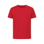 Stedman T-shirt Interlock Active-Dry SS for kids 1935c crimson red L