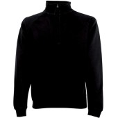 Zip Neck Sweatshirt (62-032-0) Black L