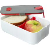PP en siliconen lunchbox Veronica rood