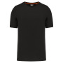 Duurzaam heren T-shirt ronde hals Black 3XL