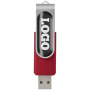 Rotate-doming USB 4GB - Rood/Zilver