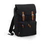 Vintage Laptop Backpack - Black - One Size