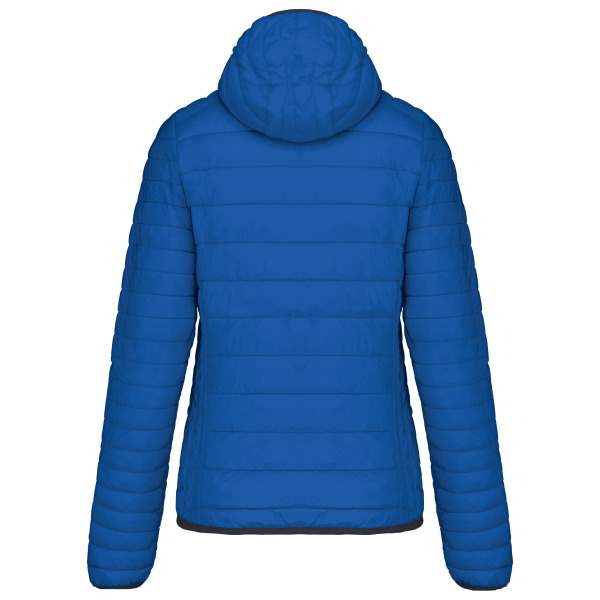Ladies' lightweight hooded padded jacket Light Royal Blue XXL