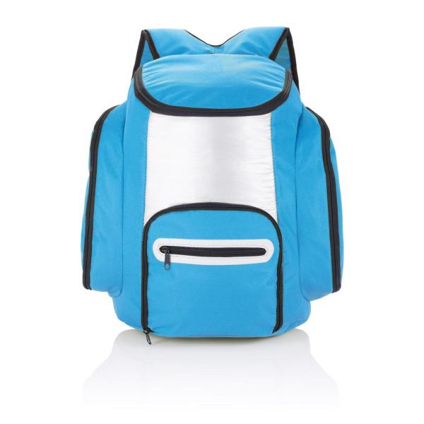 Cooler backpack, blue