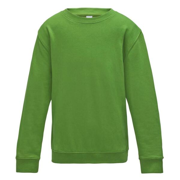 AWDis Kids Sweatshirt, Lime Green, 5-6, Just Hoods