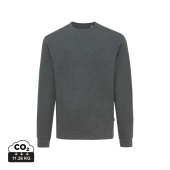 Iqoniq Denali gerecycled katoen sweater ongeverfd, ongeverfd antraciet (S)