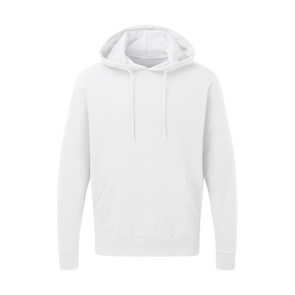 Hooded Sweatshirt Men - White - 3XL