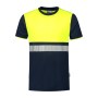 Santino T-shirt  Hannover Real Navy / Fluor Yellow XL