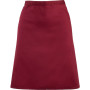 'Colours' Mid Length Apron Burgundy One Size