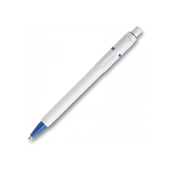 Ball pen Baron hardcolour (RX210 refill) - White / Light Blue
