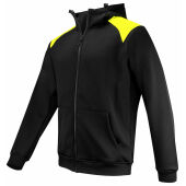 2133 HOODJACKET Black/Yellow 4XL