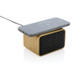 RCS Rplastic 3W speaker with bamboo 5W wireless, brown