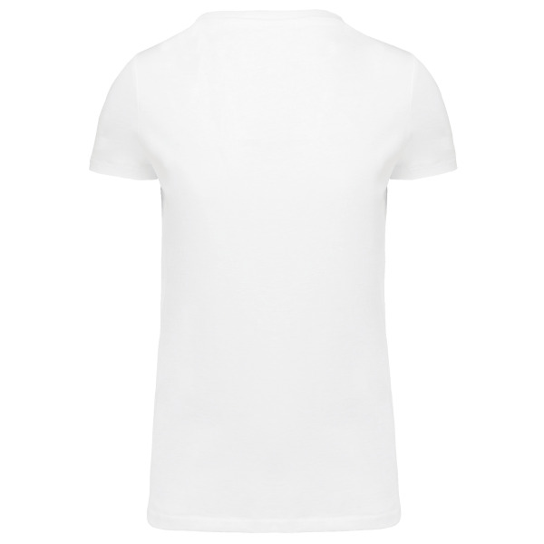 Dames-t-shirt Supima® V-hals korte mouwen White S