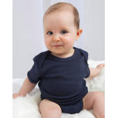 Baby Bodysuit - Charcoal Grey Melange Organic