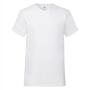 FOTL Valueweight V-Neck T, White, S