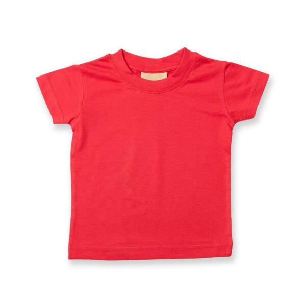 Baby/Toddler T-Shirt, Red, 0-6, Larkwood