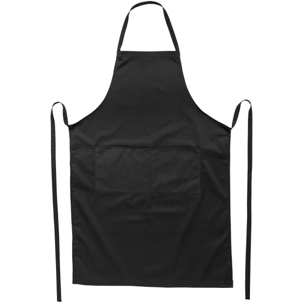 Viera 240 g/m² apron - Solid black