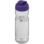 H2O Active® Base Tritan™ 650 ml sportfles met flipcapdeksel - Transparant/Paars