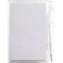 ABS notebook with pen white