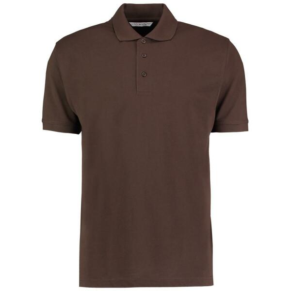 Klassic Poly/Cotton Piqué Polo Shirt, Chocolate, 3XL, Kustom Kit