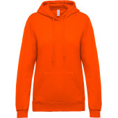 Damessweater met capuchon Orange S