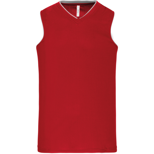 Kinderbasketbalshirt Sporty Red 4/6 jaar
