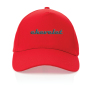 Impact AWARE™ 5 panel 190gr gerecycled katoenen cap, rood