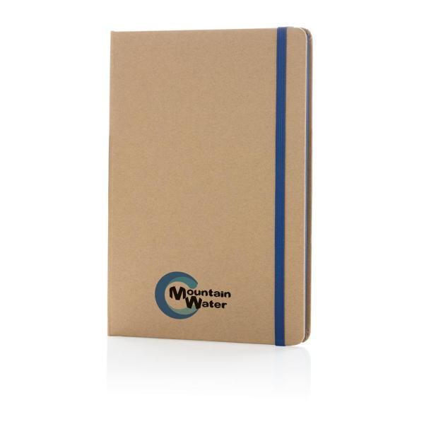 A5 kraft notitieboek, blauw