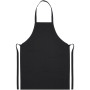 Khana 280 g/m² cotton apron - Solid black