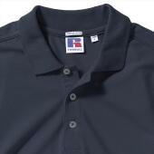 RUS Men Fitted Stretch Polo, French Navy, 3XL