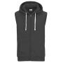 AWDis Sleeveless Zoodie, Charcoal, L, Just Hoods