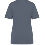 Afgewassen dames  T-shirt - 165 gr/m2 Washed Mineral Grey XXL