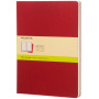 Cahier Journal XL - effen - Cranberry rood