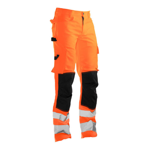 Jobman 2378 Hi-vis service trousers oranje/zwart D120
