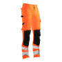 Jobman 2378 Hi-vis service trousers oranje/zwart C54