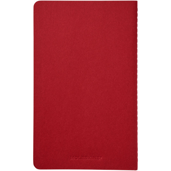 Moleskine Cahier Journal L - ruled - Cranberry red