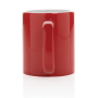 Keramische classic mok, rood