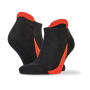 3-Pack Sneaker Socks - Black/Red - S/M
