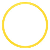 Flat Hoop Yellow 30 cm