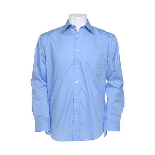 Classic Fit Business Shirt - Light Blue - L