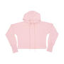 Cropped Hoodie - Soft Pink - XS