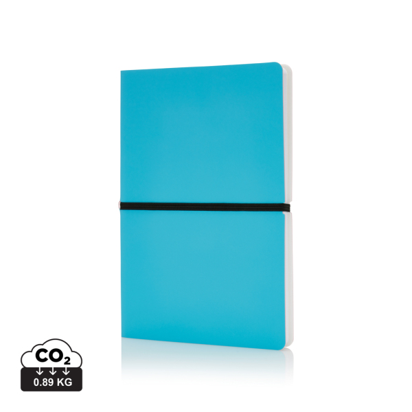 Deluxe softcover A5 notitieboek, blauw