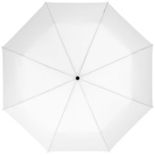 Wali 21" hopfällbart automatiskt paraply - Vit
