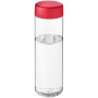 H2O Active® Vibe 850 ml screw cap water bottle - Transparent/Red