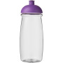 H2O Active® Pulse 600 ml dome lid sport bottle - Transparent/Purple