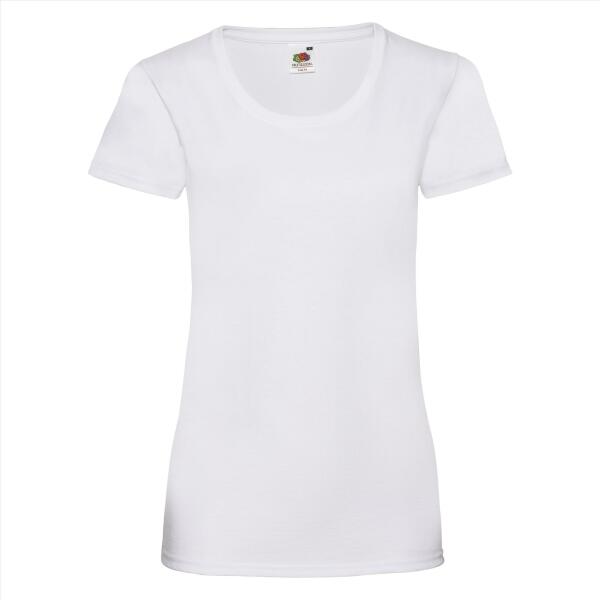 FOTL Lady-Fit Valueweight T, White, XS