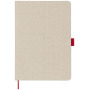 Luna A5 canvas notitieboek - Rood