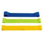 Fitnessbanden SPORTY BAG blauw, geel, lichtgroen
